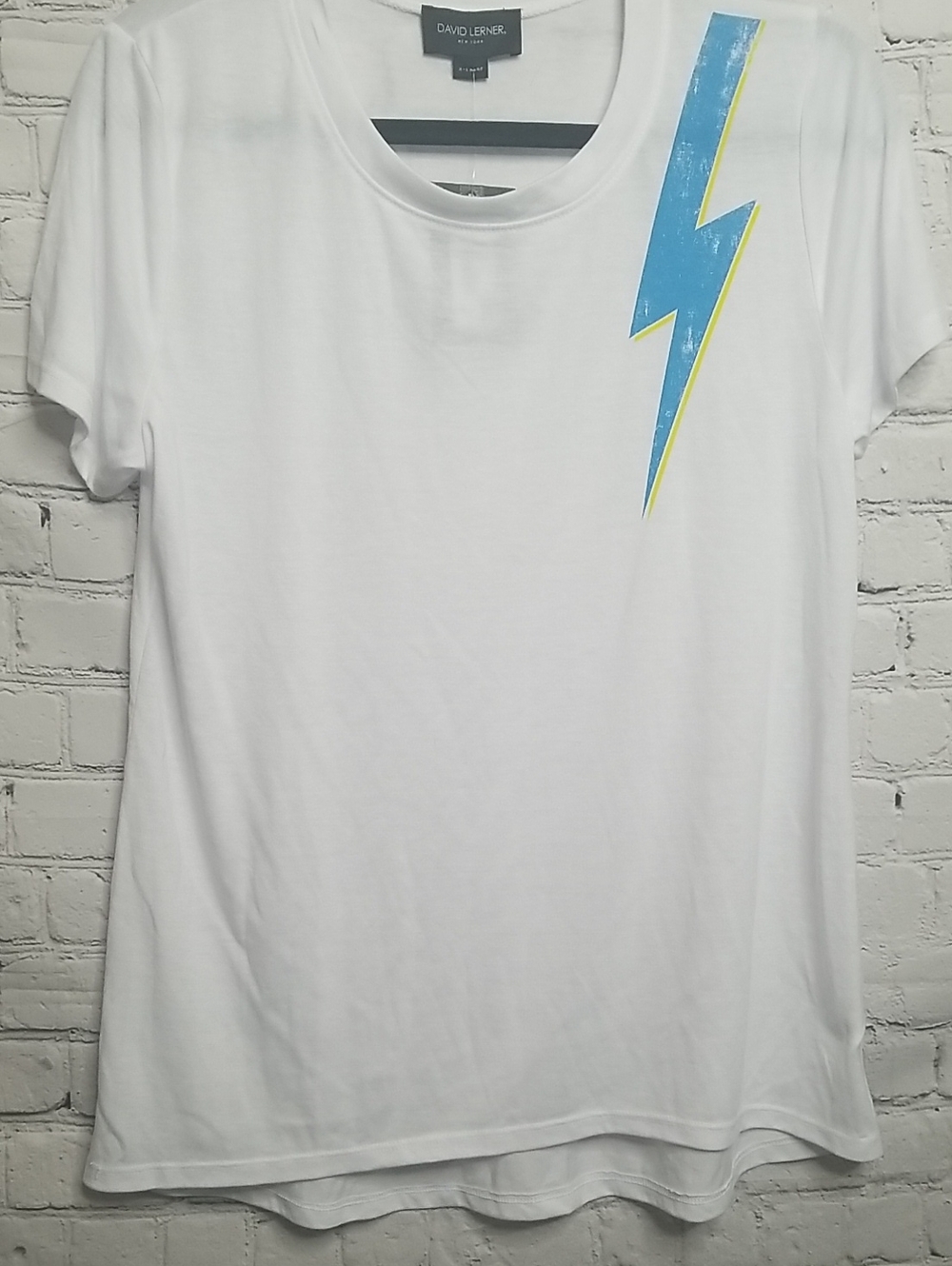 David Lerner Of NY womens top size XLarge w/lightning bolt NWT